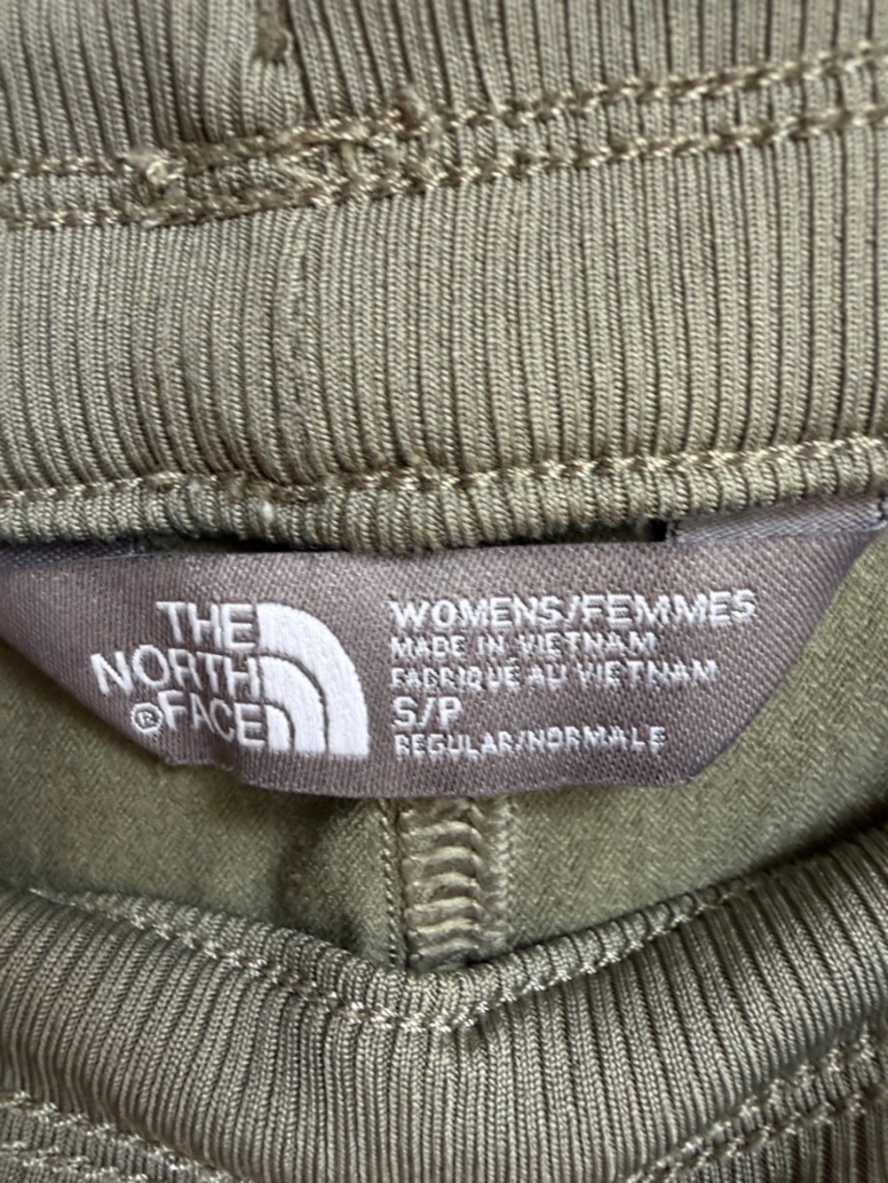 The North Face Women's Olive Green Capris with Drawstring Waist - Picture 4 of 4
